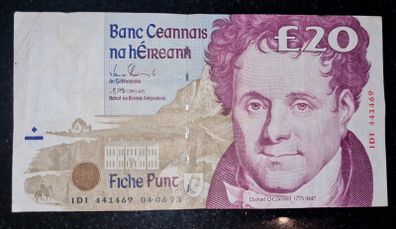 Ireland 1993 O. Connell  20 pound banknote.