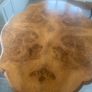 Antique burr walnut table and chairs Image 4