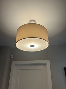 Easyfit beige pendant shades x3