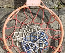 DIY Basketball Hoop, Backboard Set, Heavy Duty Metal Rim w. Plywood Board