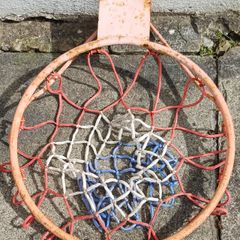 DIY Basketball Hoop, Backboard Set, Heavy Duty Metal Rim w. Plywood Board