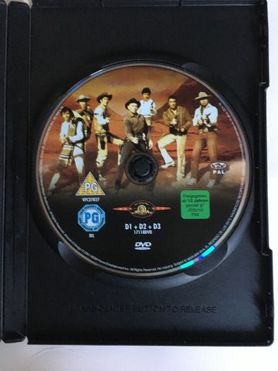 The Magnificent Seven Quadrilogy 1960-1972 (Yul Brynner, Eli Wallach, Steve McQueen, Charles Bronson, Robert Vaughan, George Kennedy & Lee Van Cleef) [4xMovie DVD]