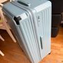 Big blue suitcase with 5 wheels Image 2