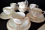 Collectible Arklow Pottery  Barry Family Crest Tea set