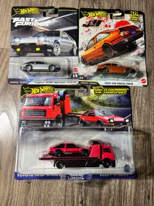 Toyota AE86 Set Hot Wheels Premium