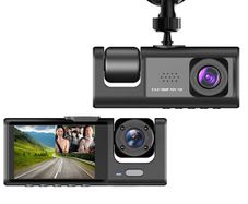 Car Dual Lens Dash cam Night vision loop recording 2" ips screen 1080p G-Sensor