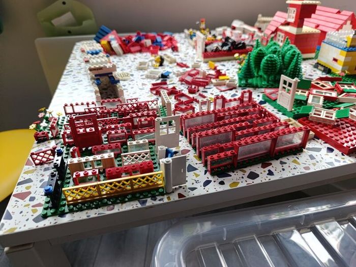 Large Vintage Lego Job Lot Bundle Bulk 70s 80s Rare