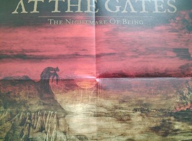 Poster At The Gates The Nightmare of Being and band photo.
