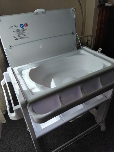 Babylo Bath and Baby Changing Table Koala Green