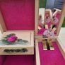 Antique Japanese music box with jewelry box from the 1960s. Image 6