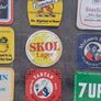 Vintage Beer Mat Display Image 4