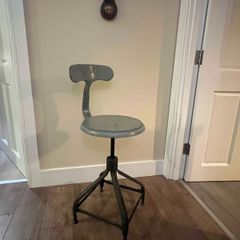 Vintage Nicolle France Industrial Draughtsman Chair