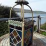 Vintage stained  glass lamp Image 6