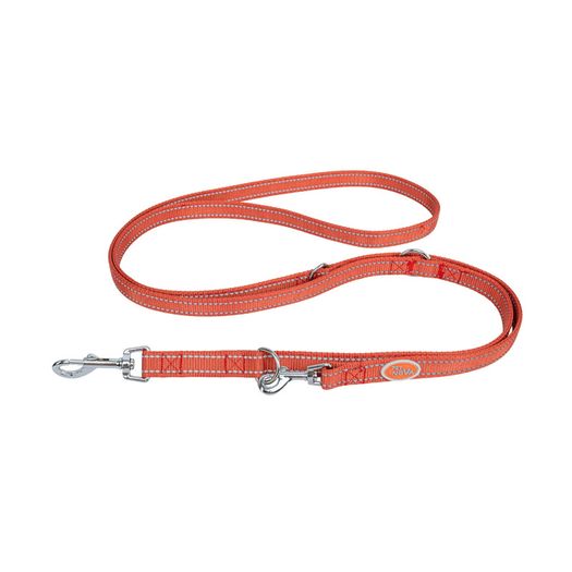 Pet Nova Dog Cat Adjustable Reflective Nylon Leash Lead Red XS - XL