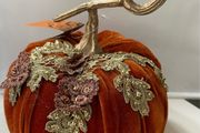 Orange Velvet Pumpkin
