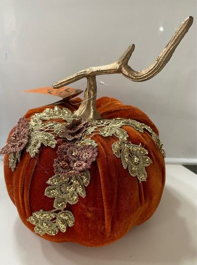 Orange Velvet Pumpkin