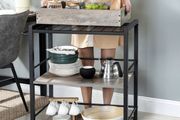 New Kitchen Trolley Serving Cart (Greige) - FREE P&amp;P