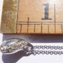 Vintage Sterling Silver 925 Tear Drop Pendant and chain  length 15,5" - 5,25g Image 10