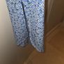 Ladies blue floral summer dress uk 8 Image 4