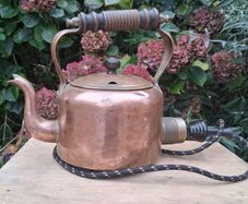 1930's Swan Copper Electric Kettle