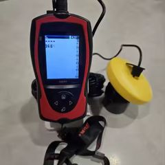 Fish finder with depth meter for boat