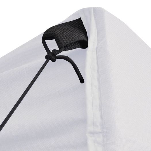Folding Gazebo with 4 Sidewalls 5x5 m White