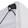 Folding Gazebo with 4 Sidewalls 5x5 m White Image 4