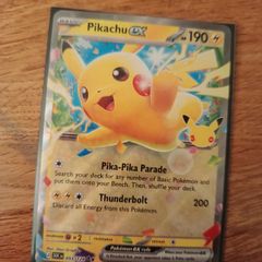 Pokemon 30th Anniversary Pikachu ex