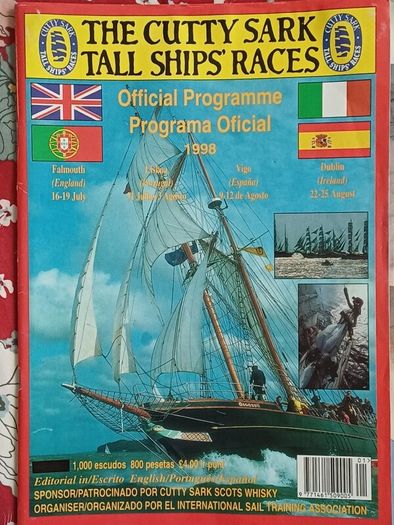 Cutty Sark Tall Ships Race 1998 Souvenir programme.
