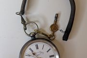 Britannia 935 silver cased pocket watch