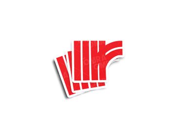Irish Rail Old Logo Glossy Sticker 2-Pack