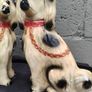 2 x Vintage Chalkware Dogs Image 6