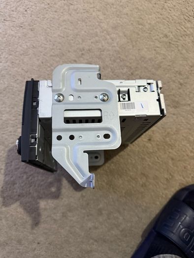 Car cd radio bracket and face shield
