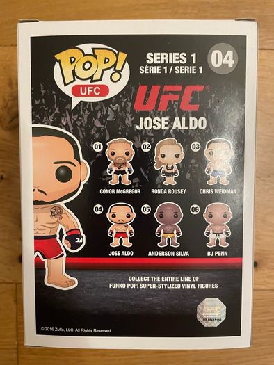 Vaulted Funko Pop! Jose Aldo #4 UFC. Mint Condition.