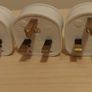 Pack of 3 x T-Bar Uk/Irish plug Connector Type Image 8