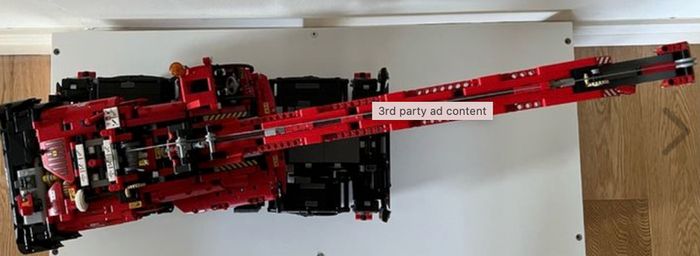 42082 LEGO Technic Rough Terrain Crane Assembled (Retired)