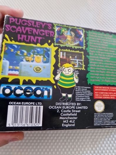 The Addams Family Pugsley s Scavenger Hunt Snes Super Nintendo Arcade Retro Games Original