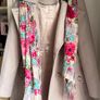 Spring Easter Beige Ruffle Coat, Double Breasted Coat Size 38 Never Used Image 3