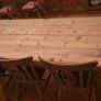 Large Solid Pine Farmhouse Table Image 4