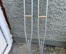 Vintage crutches
