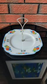 Vintage Cake/Sandwich/Tidbit Plate