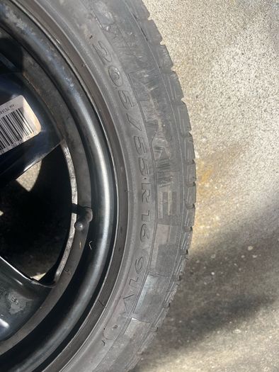 spare tyre and rim