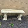 concrete garden benches x2 Image 4