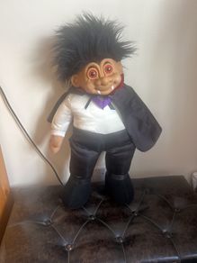 Rare Russ Fang Vintage Halloween Count Dracula Large Troll