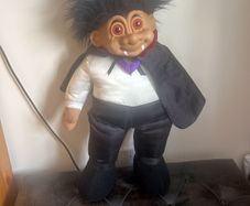 Rare Russ Fang Vintage Halloween Count Dracula Large Troll
