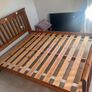 5ft Solid Wood Bed Image 7