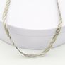 Vintage Sterling Silver Braided Herringbone Chain Image 6