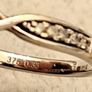 9ct diamond ring size M Image 5
