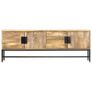 TV Cabinet 140x30x50 cm Solid Mango Wood Image 2