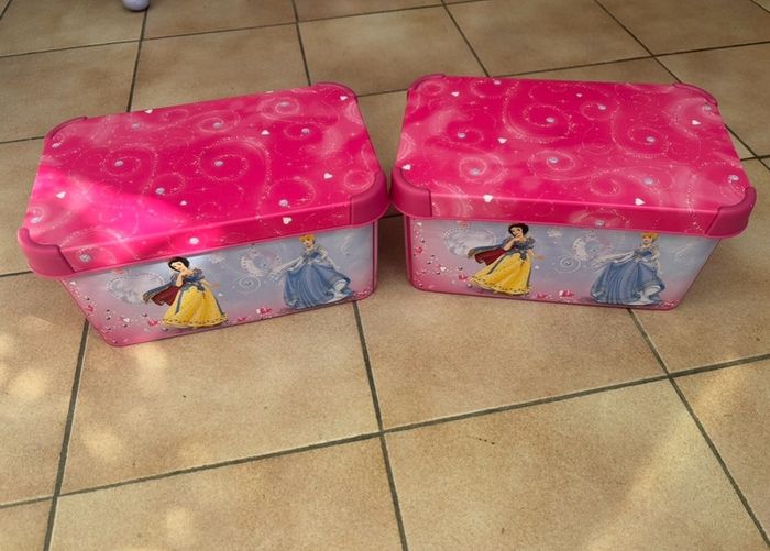 Disney Princess Plastic Storage Boxes